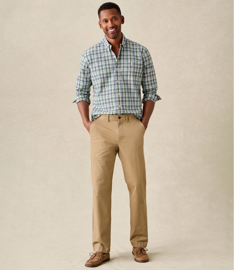 L.L.Bean Men's Lakewashed® Stretch Khakis, Standard Fit, Straight Leg CLOTHING|SALE