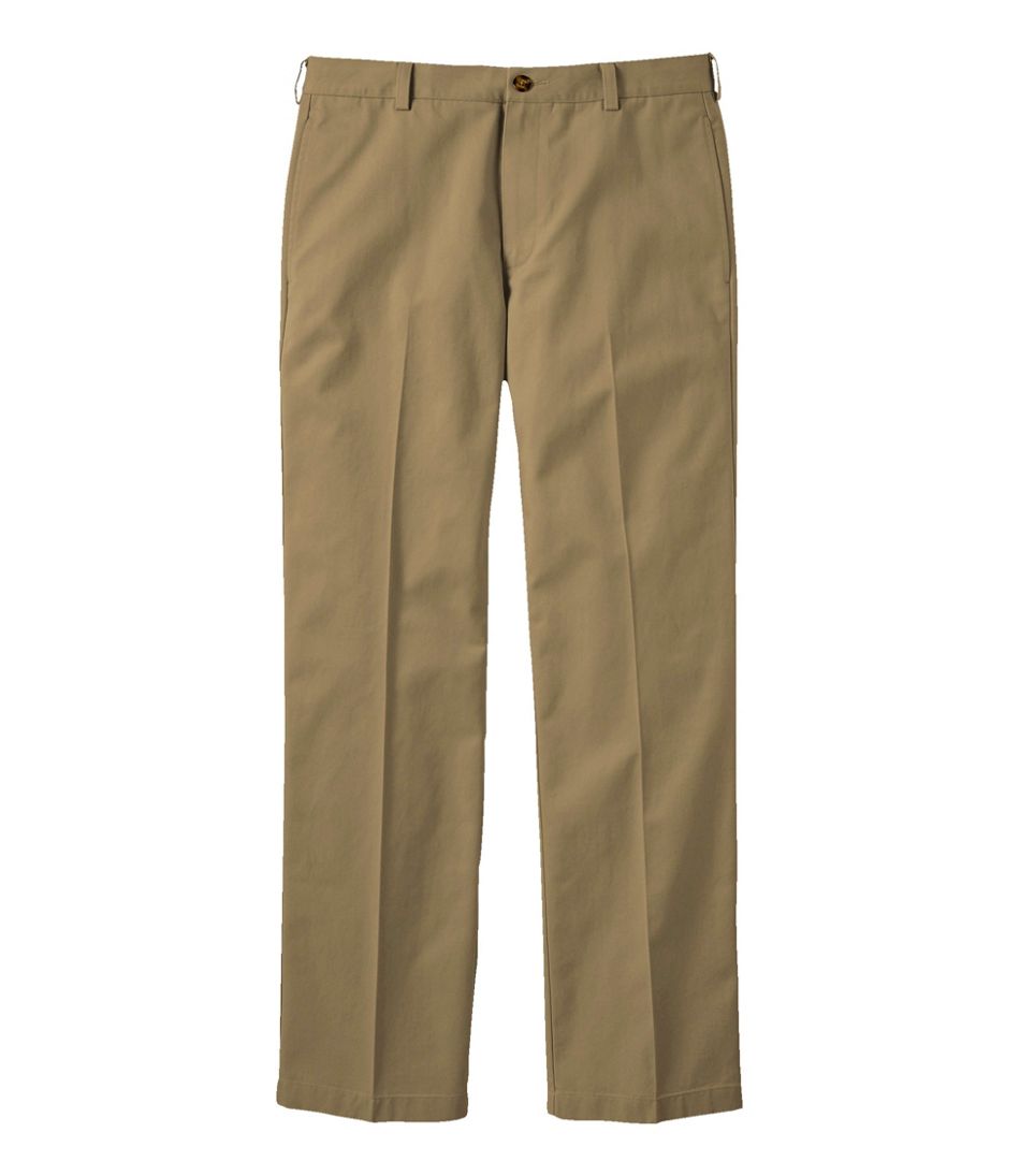 L.L.Bean Men's Wrinkle-Free Double L® Chinos, Standard Fit, Plain Front CLOTHING|SALE