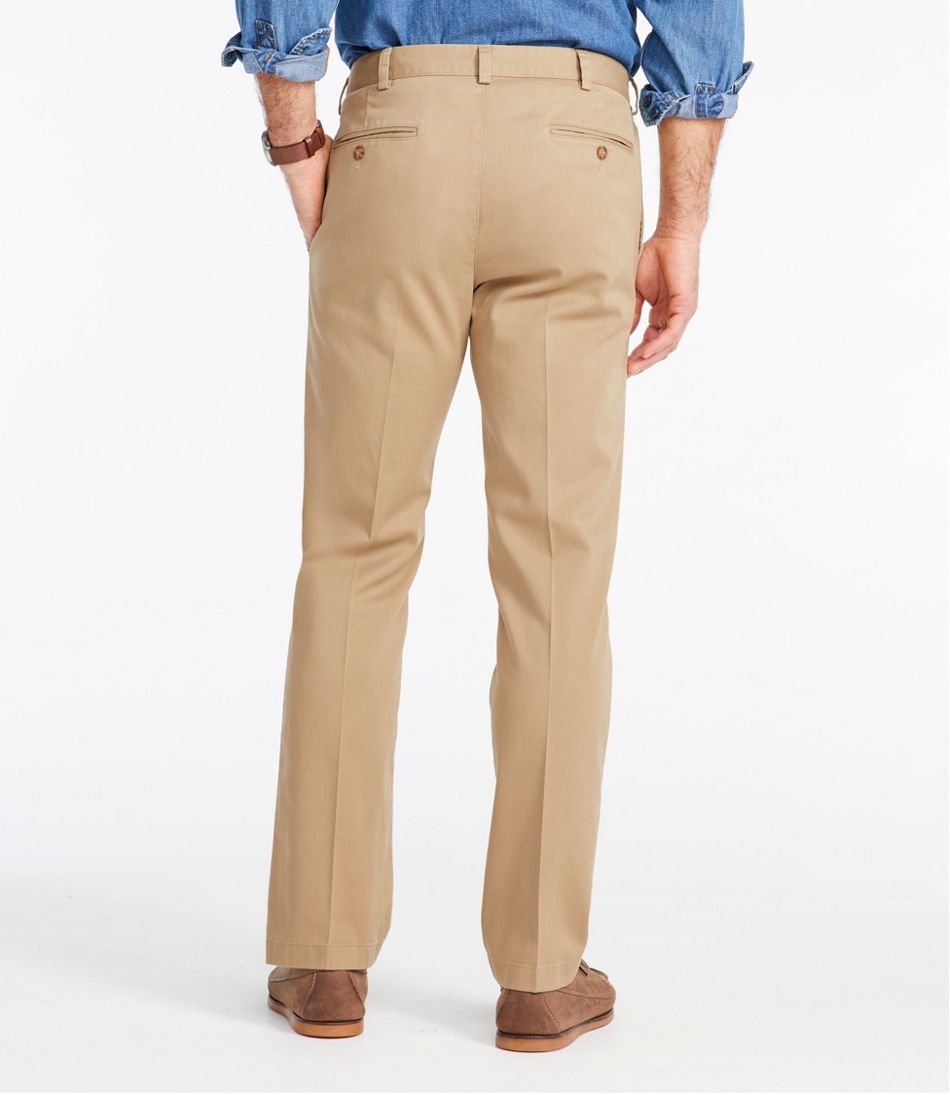 L.L.Bean Men's Wrinkle-Free Double L® Chinos, Standard Fit, Plain Front CLOTHING|SALE