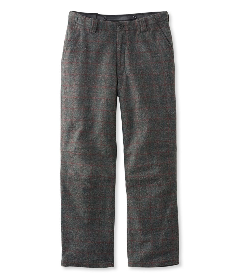L.L.Bean Men's Maine Guide Wool Pants with PrimaLoft, Plaid CLOTHING|OUTDOOR EQUIPMENT|SALE