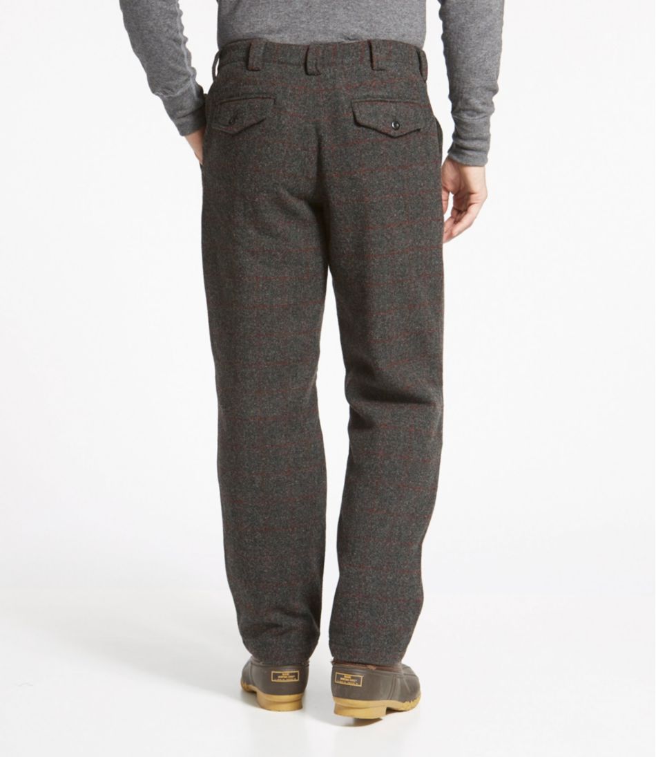 L.L.Bean Men's Maine Guide Wool Pants with PrimaLoft, Plaid CLOTHING|OUTDOOR EQUIPMENT|SALE