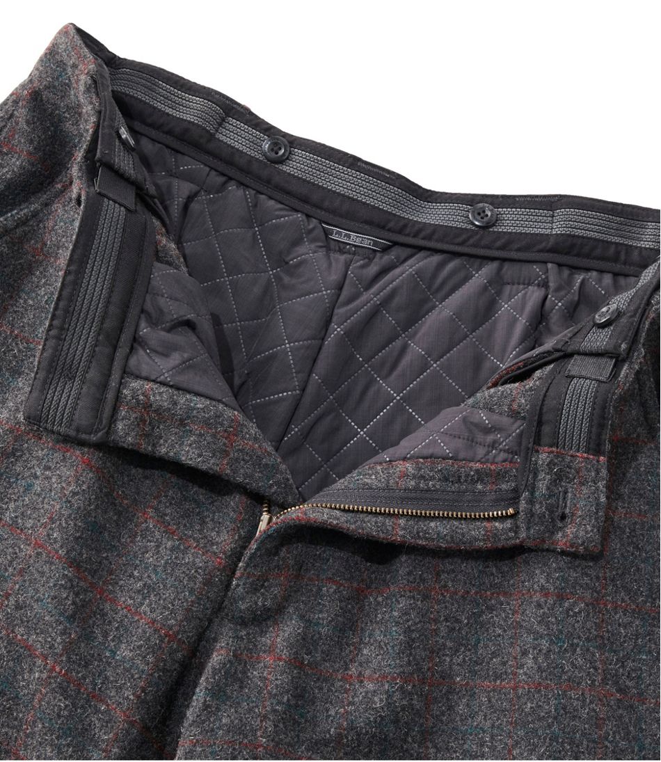 L.L.Bean Men's Maine Guide Wool Pants with PrimaLoft, Plaid CLOTHING|OUTDOOR EQUIPMENT|SALE