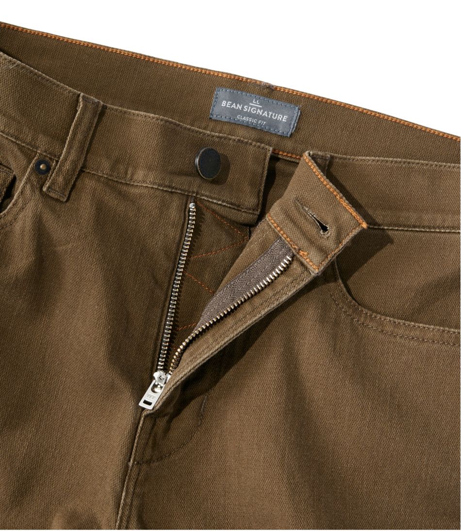 L.L.Bean Men's Signature Northwoods Slub Twill Pants, Classic Fit, Tapered Leg CLOTHING|SALE