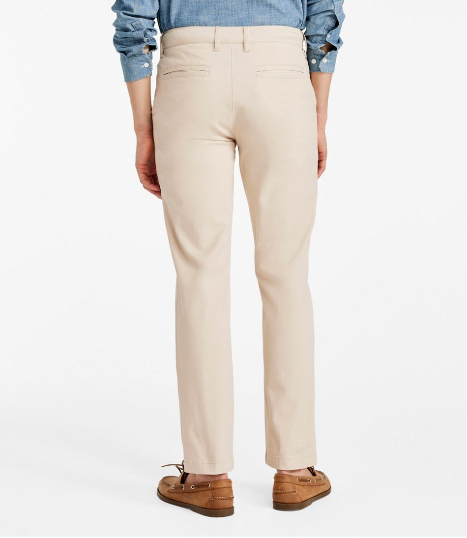 L.L.Bean Men's Easy-Care Stretch Chinos, Slim Fit, Straight Leg CLOTHING|SALE