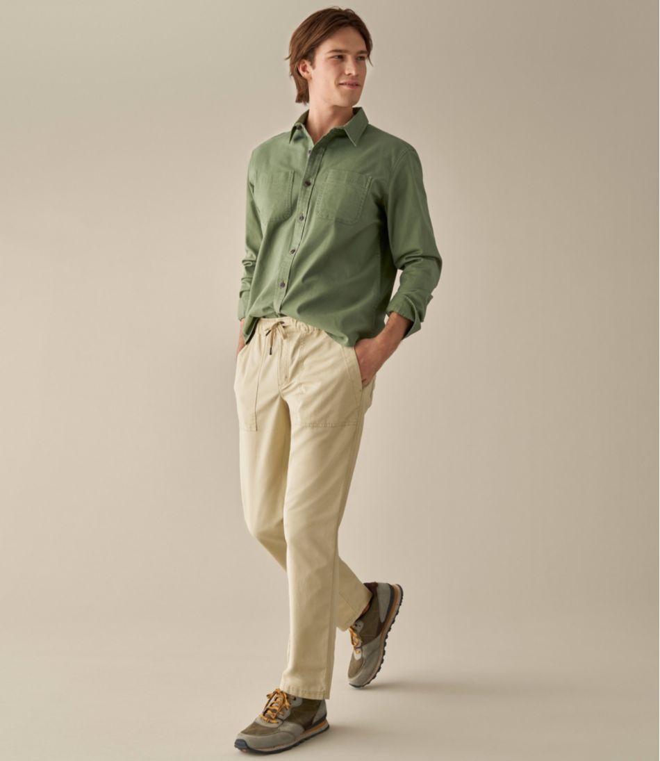 L.L.Bean Men's Sunwashed Pants, Standard Fit, Straight Leg CLOTHING|SALE
