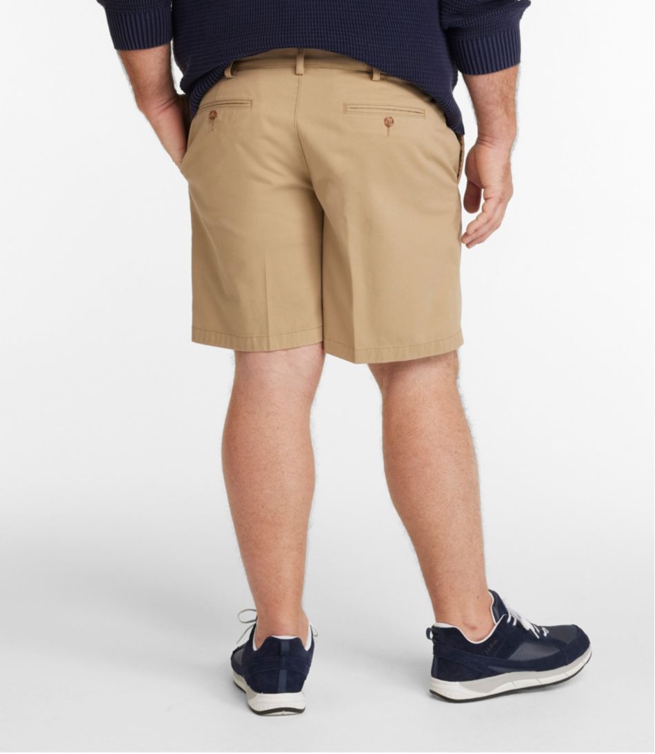 L.L.Bean Men's Wrinkle-Free Double L® Chino Shorts, Classic Fit, 8" CLOTHING