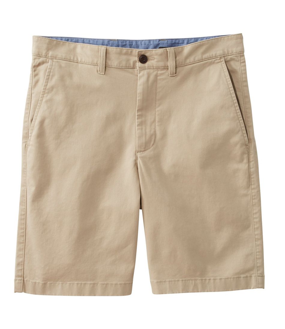 L.L.Bean Men's Lakewashed® Stretch Khaki Shorts, 9" CLOTHING|SALE
