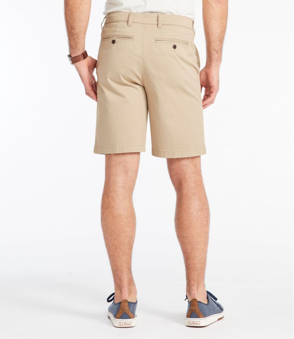 L.L.Bean Men's Lakewashed® Stretch Khaki Shorts, 9" CLOTHING|SALE