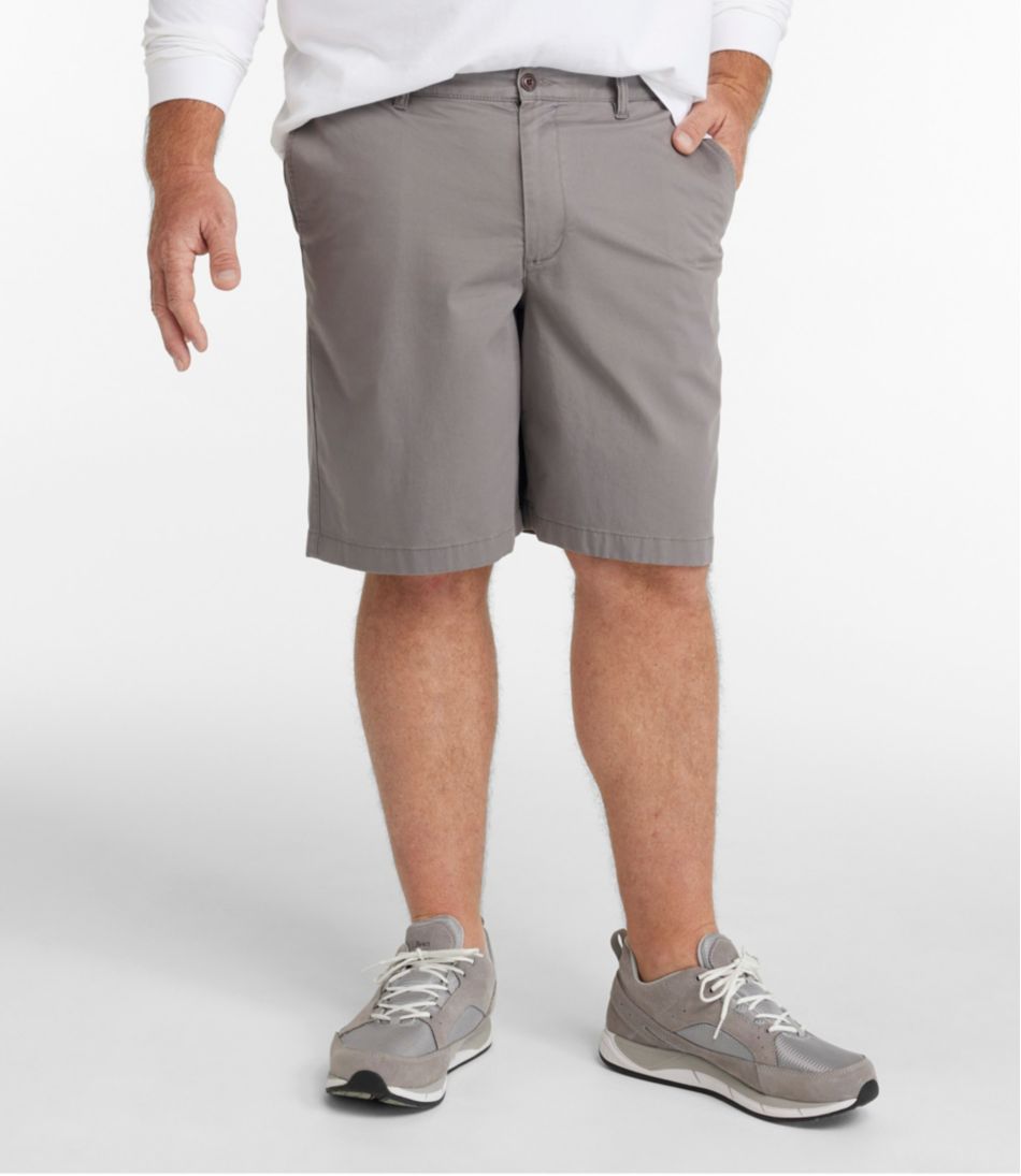 L.L.Bean Men's Lakewashed® Stretch Khaki Shorts, 9" CLOTHING|SALE