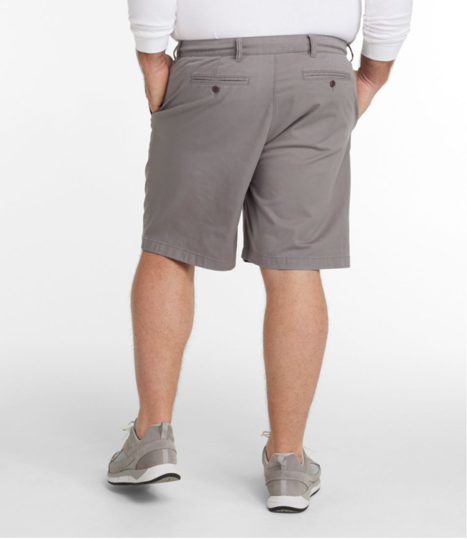 L.L.Bean Men's Lakewashed® Stretch Khaki Shorts, 9" CLOTHING|SALE