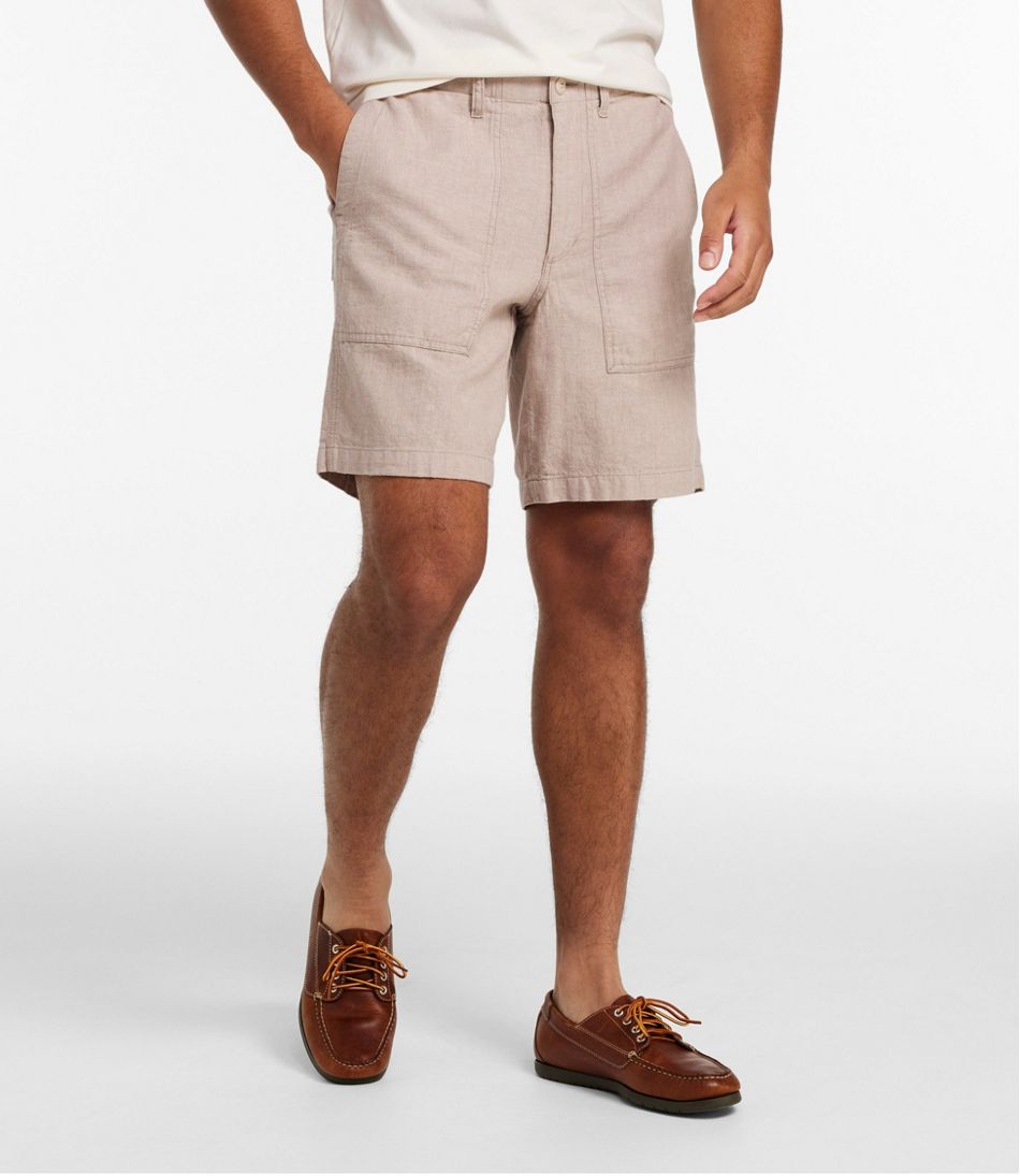 L.L.Bean Men's Signature Herringbone Shorts, 8" CLOTHING|SALE