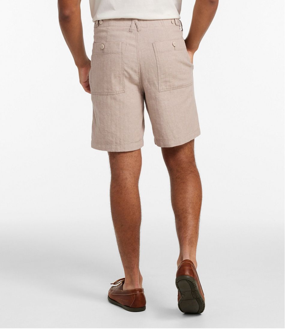 L.L.Bean Men's Signature Herringbone Shorts, 8" CLOTHING|SALE
