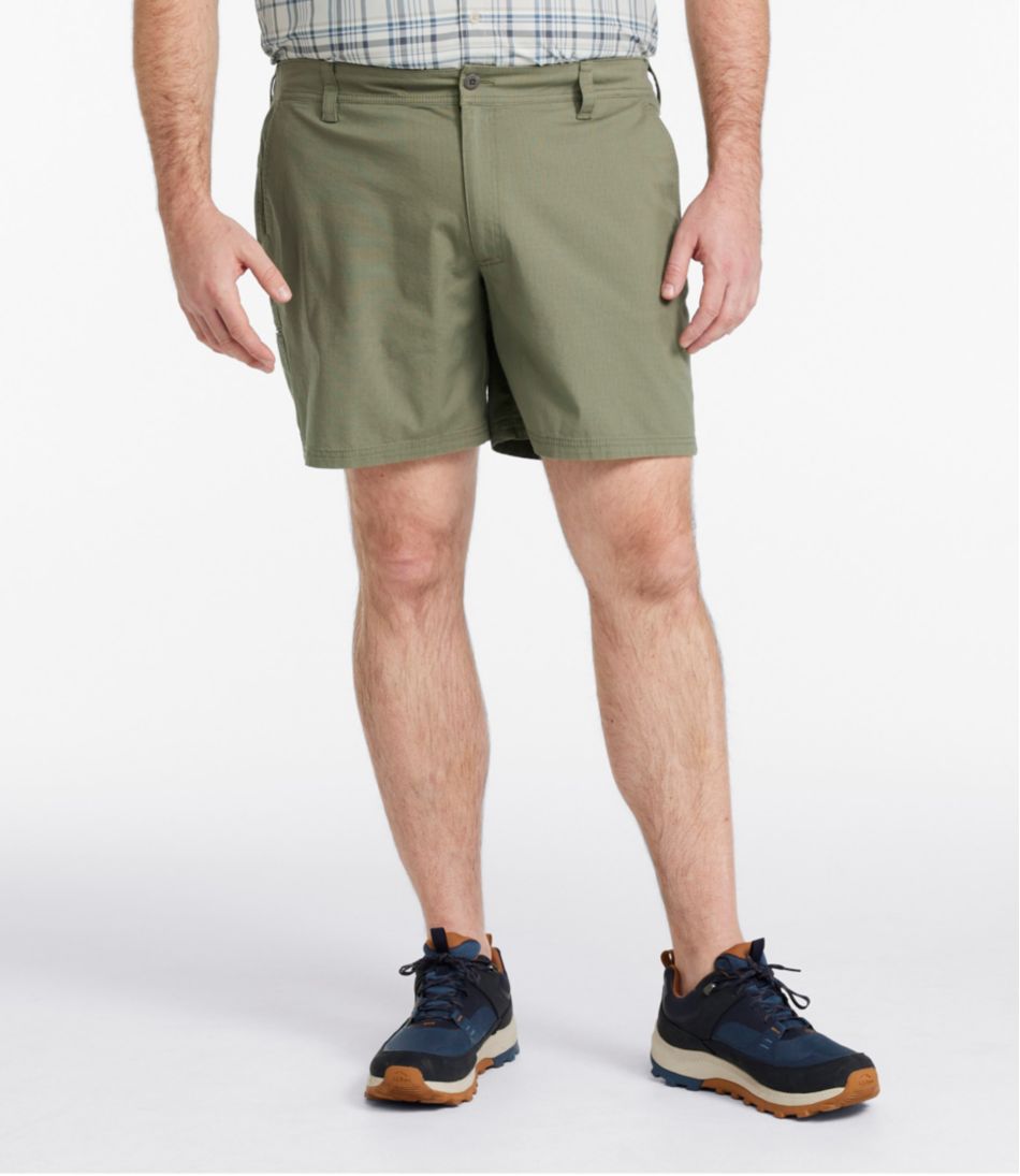 L.L.Bean Men's Explorer Ripstop Shorts, Fixed Waist, 8" CLOTHING|SALE