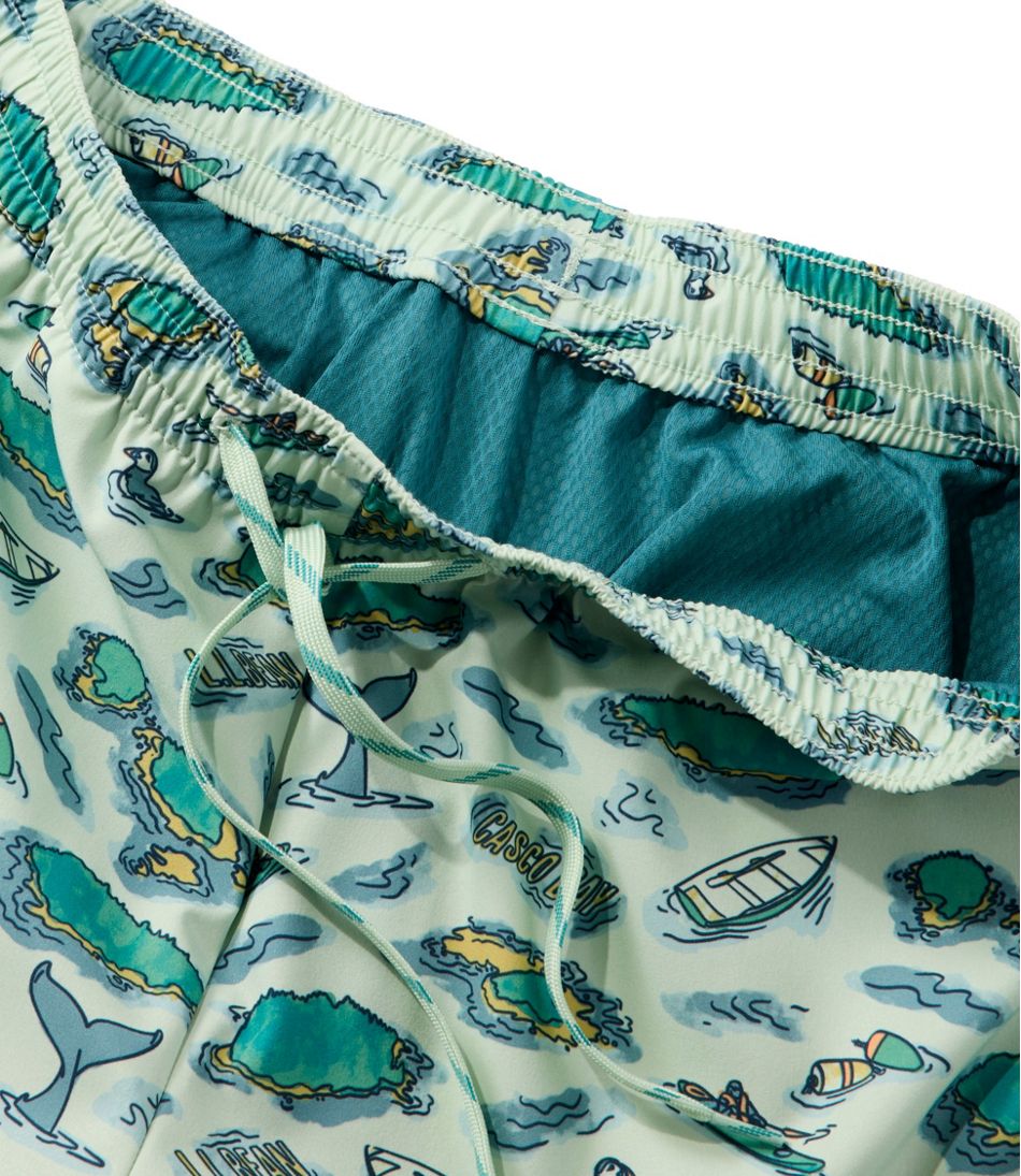 L.L.Bean Men's Bold Coast Swim Trunks, 7" CLOTHING|SALE
