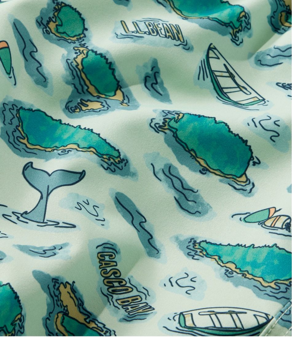 L.L.Bean Men's Bold Coast Swim Trunks, 7" CLOTHING|SALE