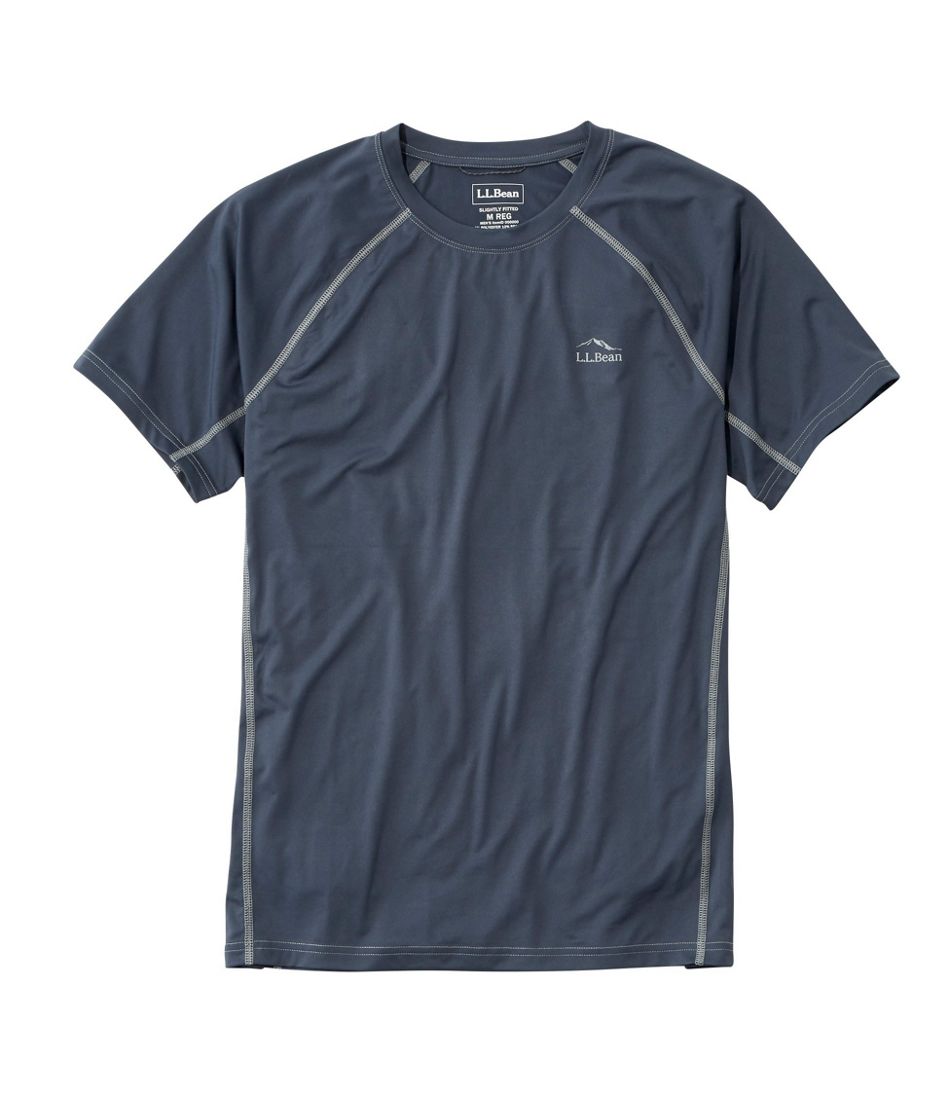 L.L.Bean Men's Swift River Cooling Sun Shirt, Short-Sleeve CLOTHING