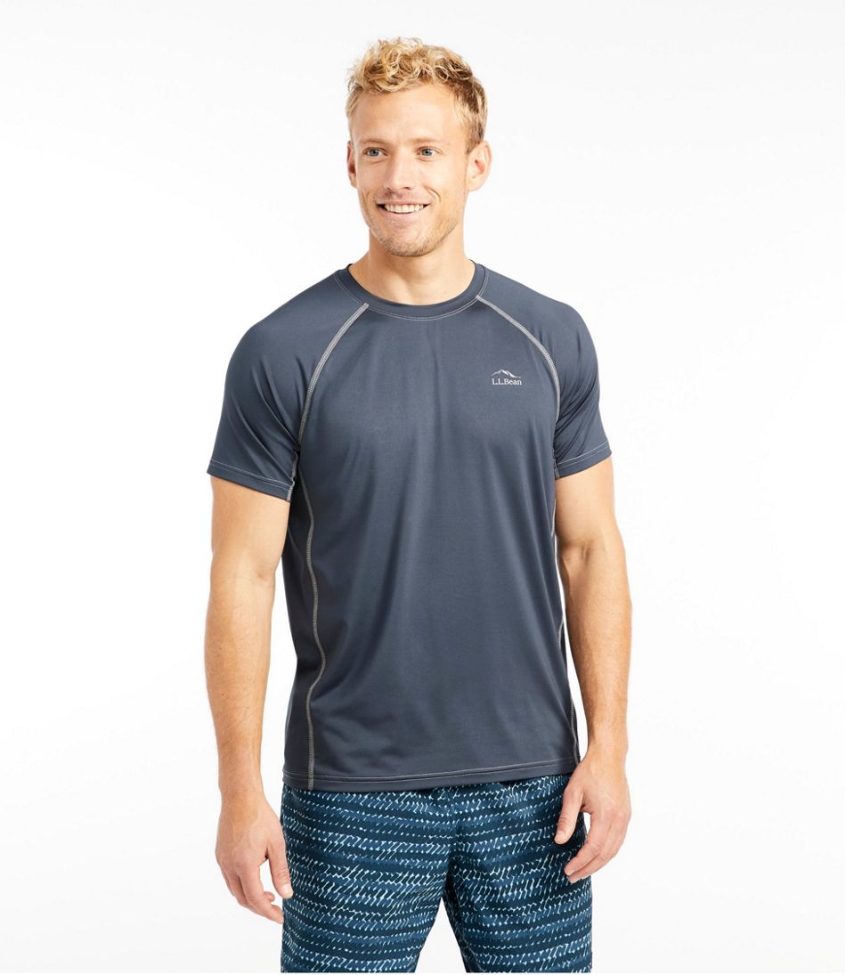 L.L.Bean Men's Swift River Cooling Sun Shirt, Short-Sleeve CLOTHING