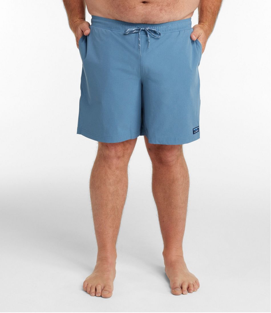 L.L.Bean Men's Vacationland Stretch Swim Trunks, 8" CLOTHING