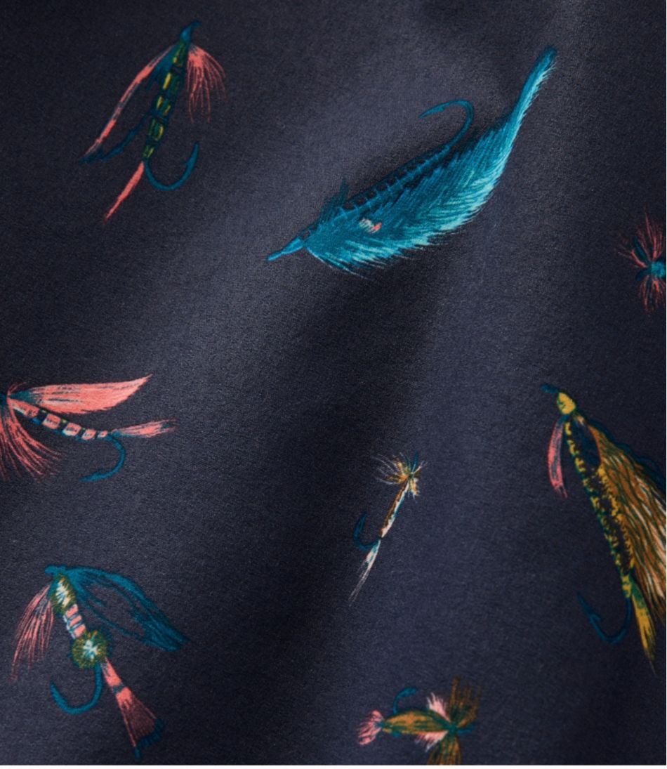 L.L.Bean Men's Vacationland Stretch Swim Trunks, Print, 6" CLOTHING|SALE