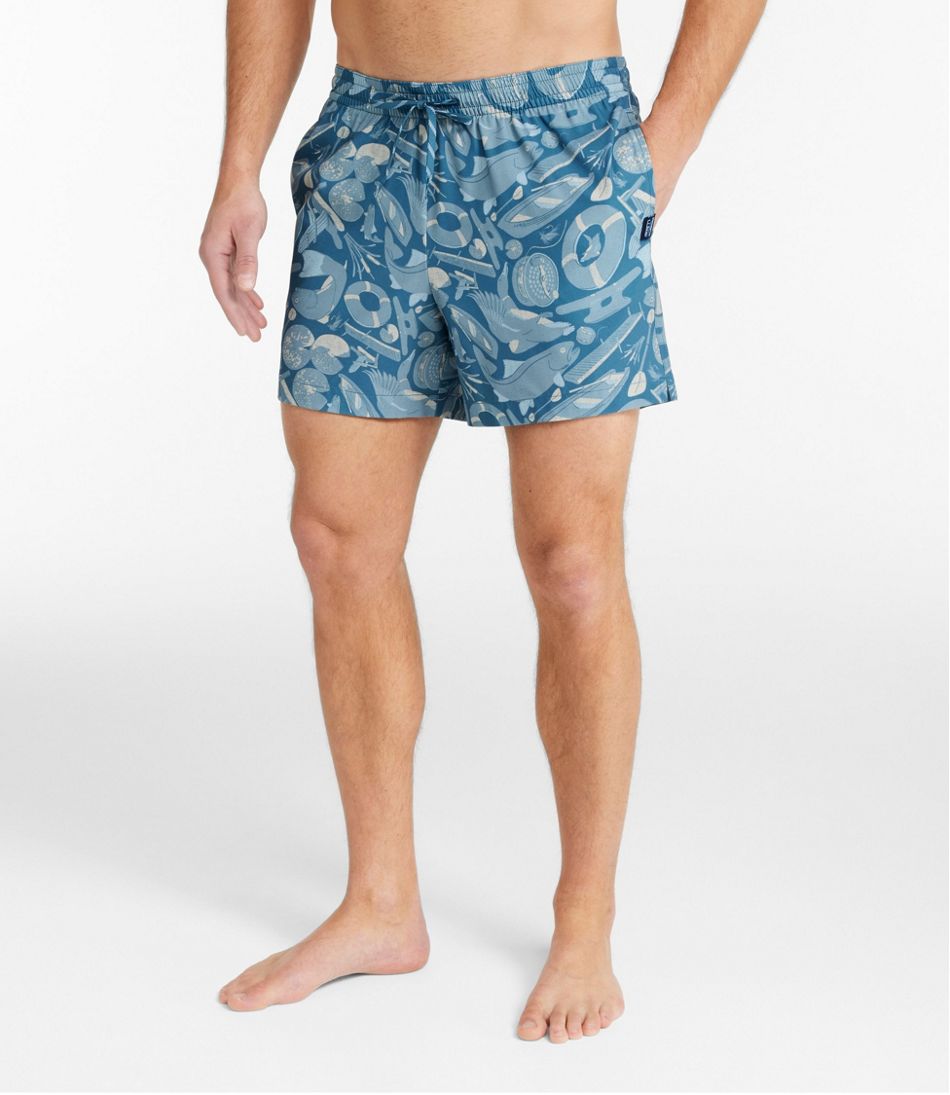 L.L.Bean Men's Bold Coast Swim Trunks, 5" CLOTHING|SALE