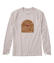 L.L.Bean Men's Swift River Cooling Rash Guard, Graphic CLOTHING
