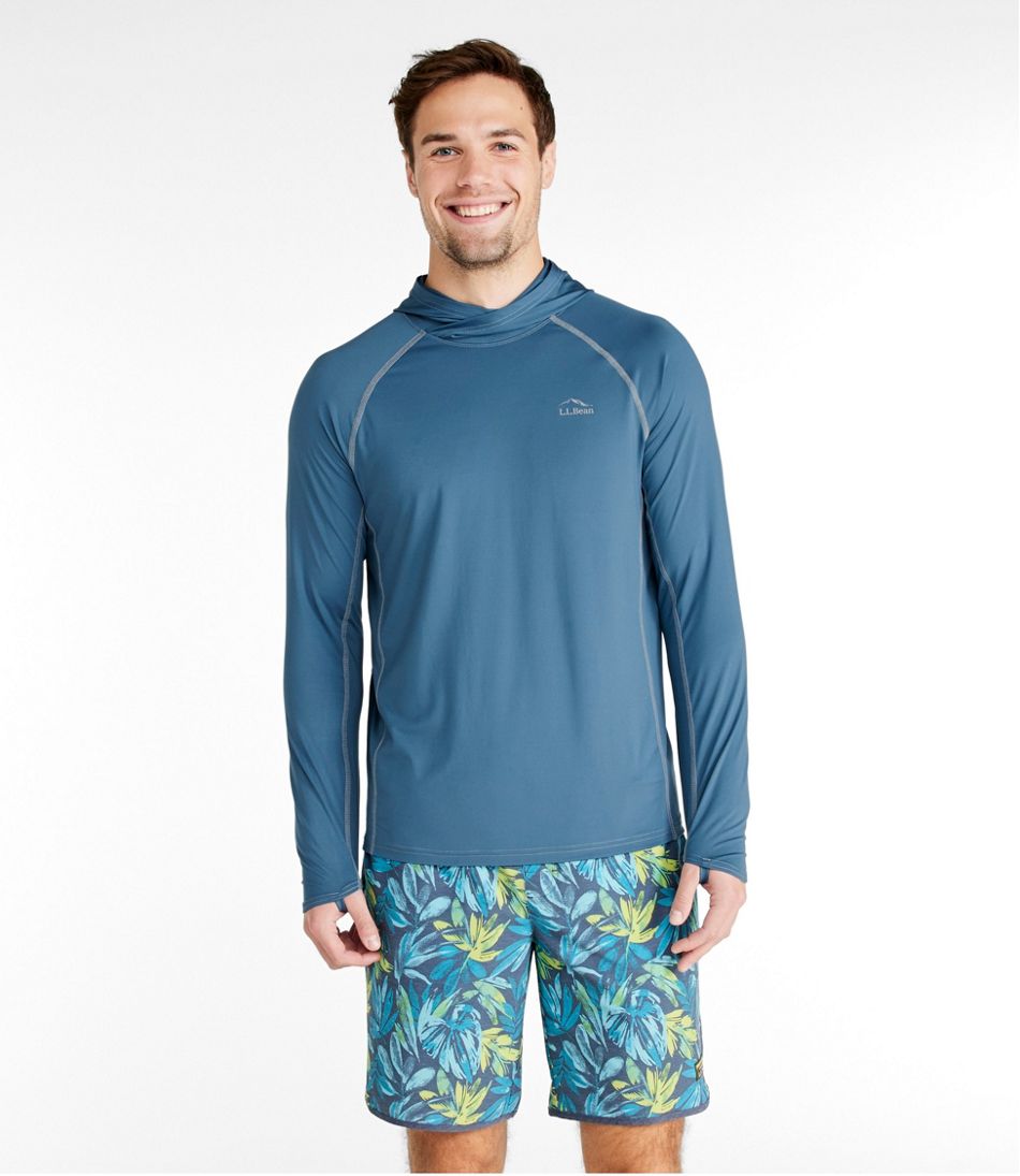 L.L.Bean Men's Swift River Cooling Hooded Rash Guard CLOTHING|SALE