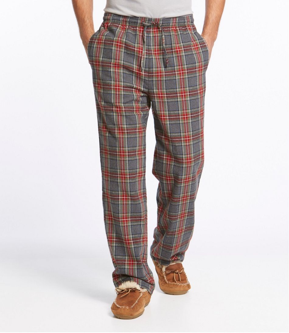 L.L.Bean Men's Scotch Plaid Flannel Sleep Pants CLOTHING