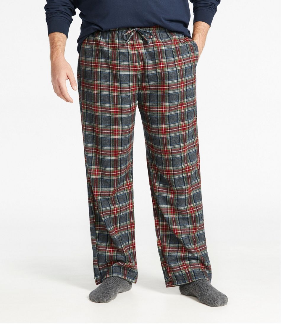 L.L.Bean Men's Scotch Plaid Flannel Sleep Pants CLOTHING