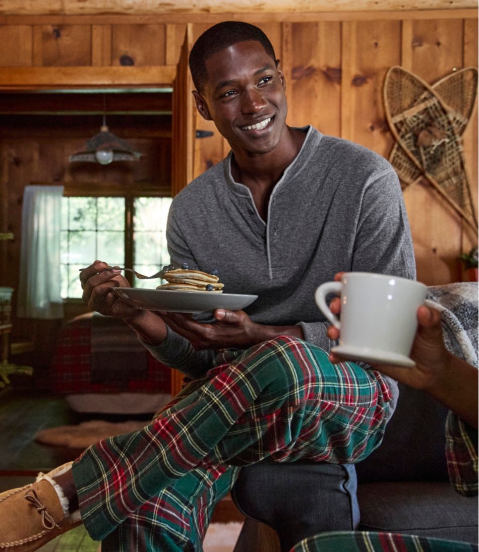 L.L.Bean Men's Scotch Plaid Flannel Sleep Pants CLOTHING