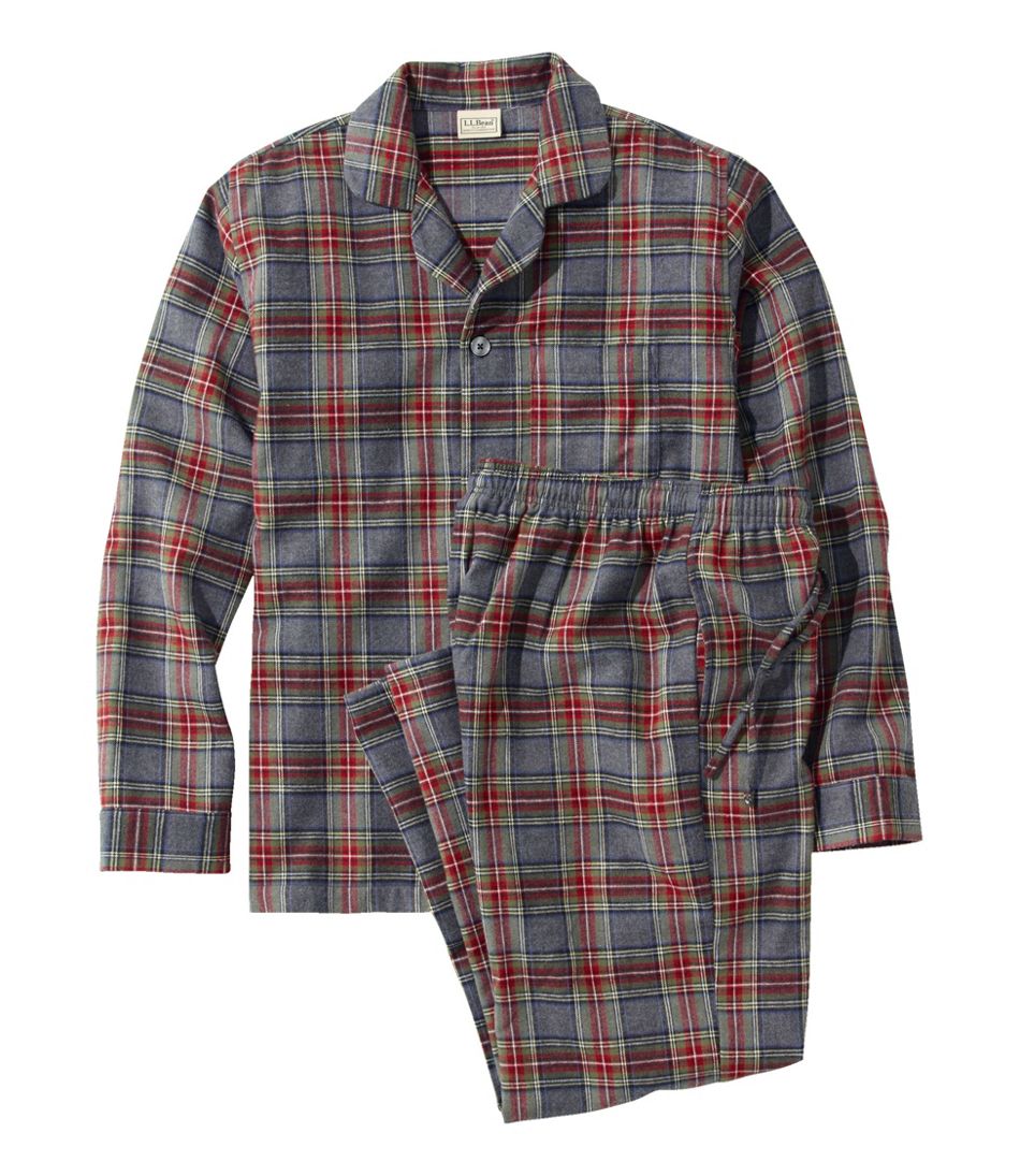 L.L.Bean Men's Scotch Plaid Flannel Pajamas CLOTHING