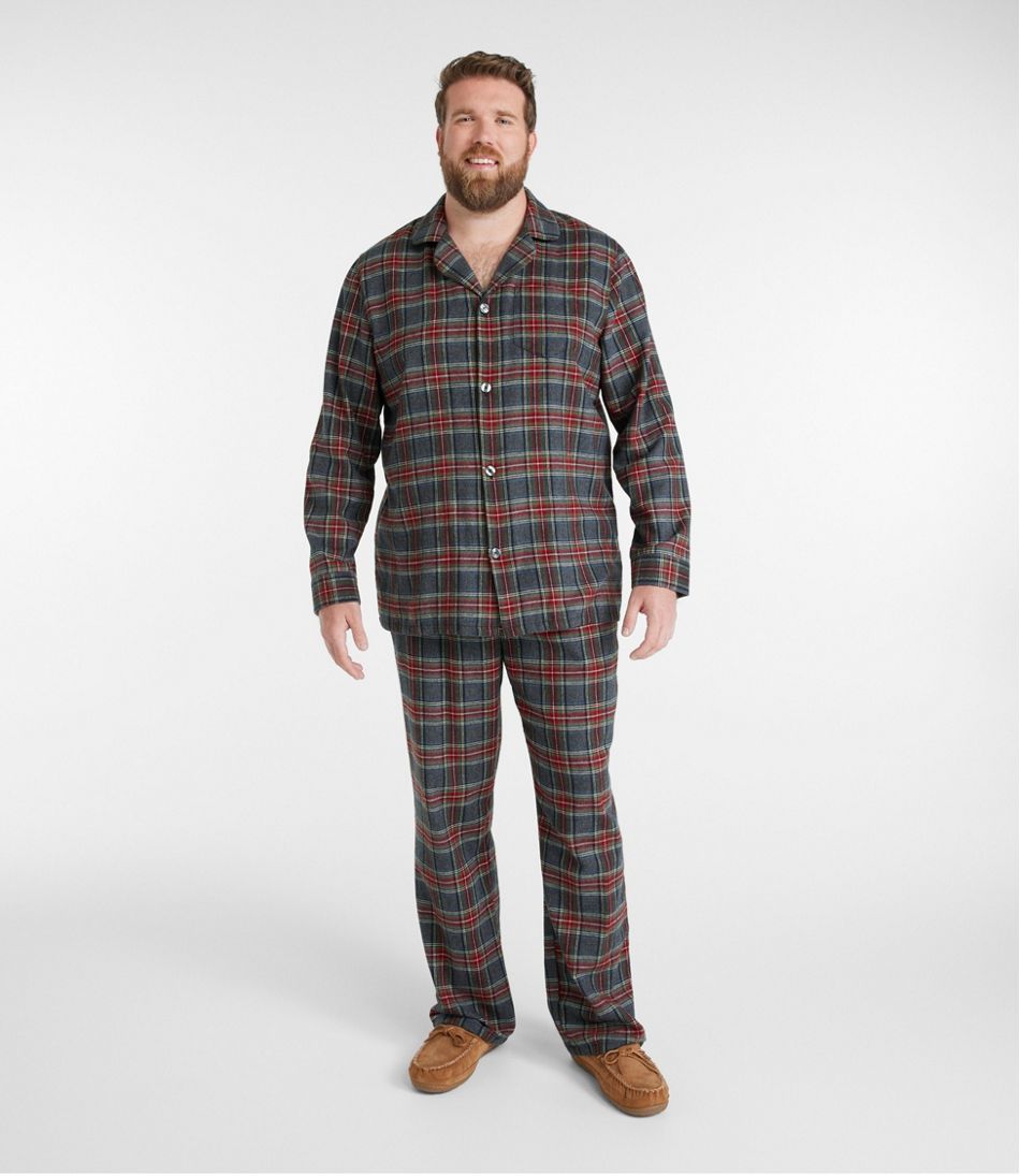 L.L.Bean Men's Scotch Plaid Flannel Pajamas CLOTHING