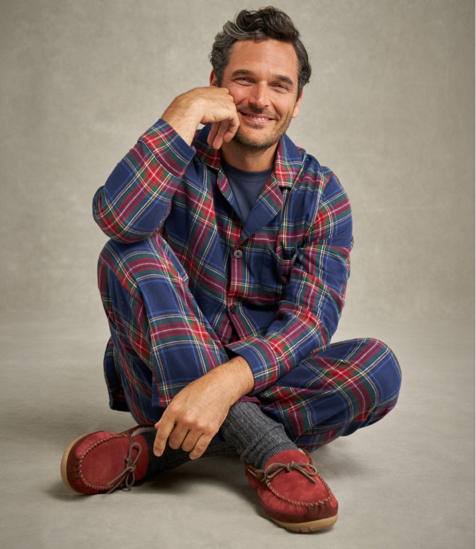 L.L.Bean Men's Scotch Plaid Flannel Pajamas CLOTHING