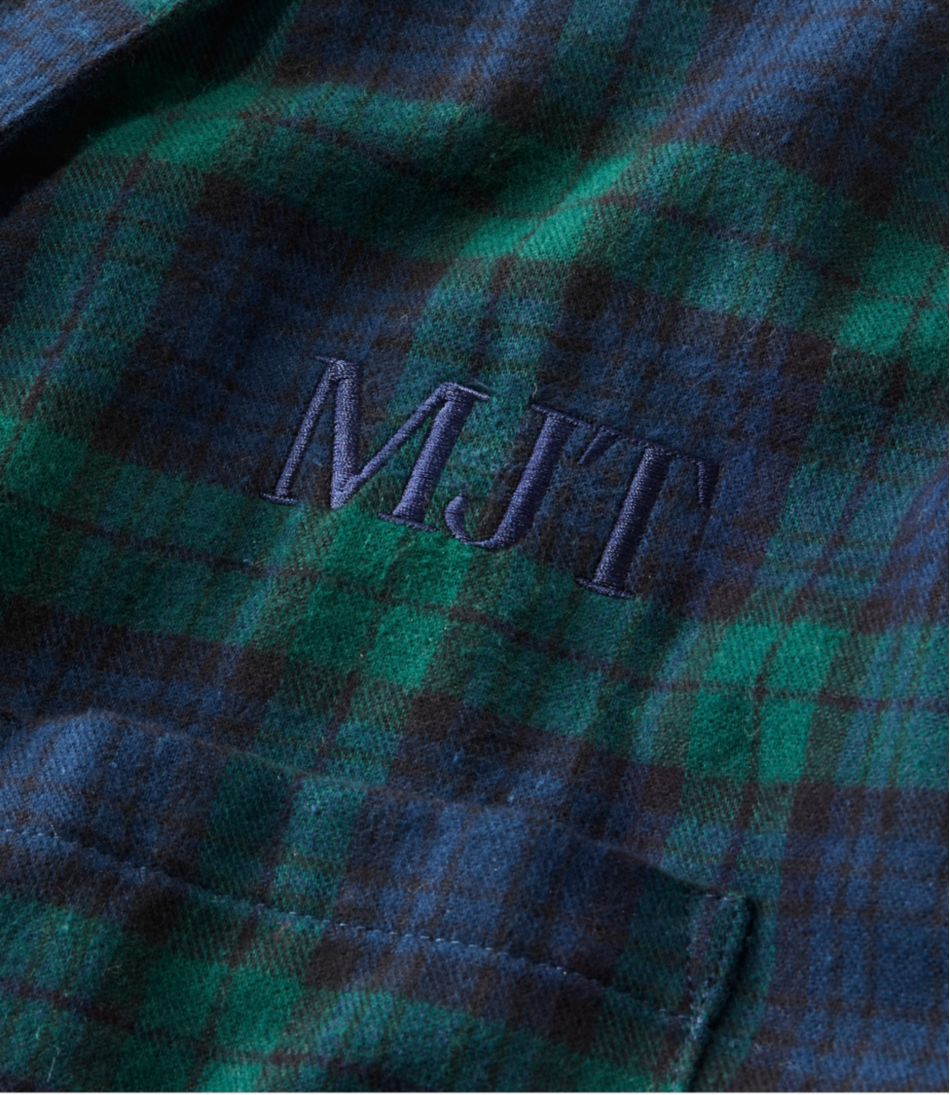 L.L.Bean Men's Scotch Plaid Flannel Robe CLOTHING