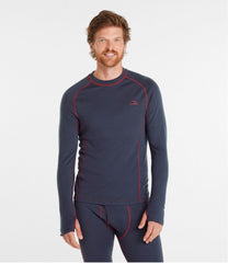 L.L.Bean Men's Cresta Wool Midweight 250 Crew Top CLOTHING