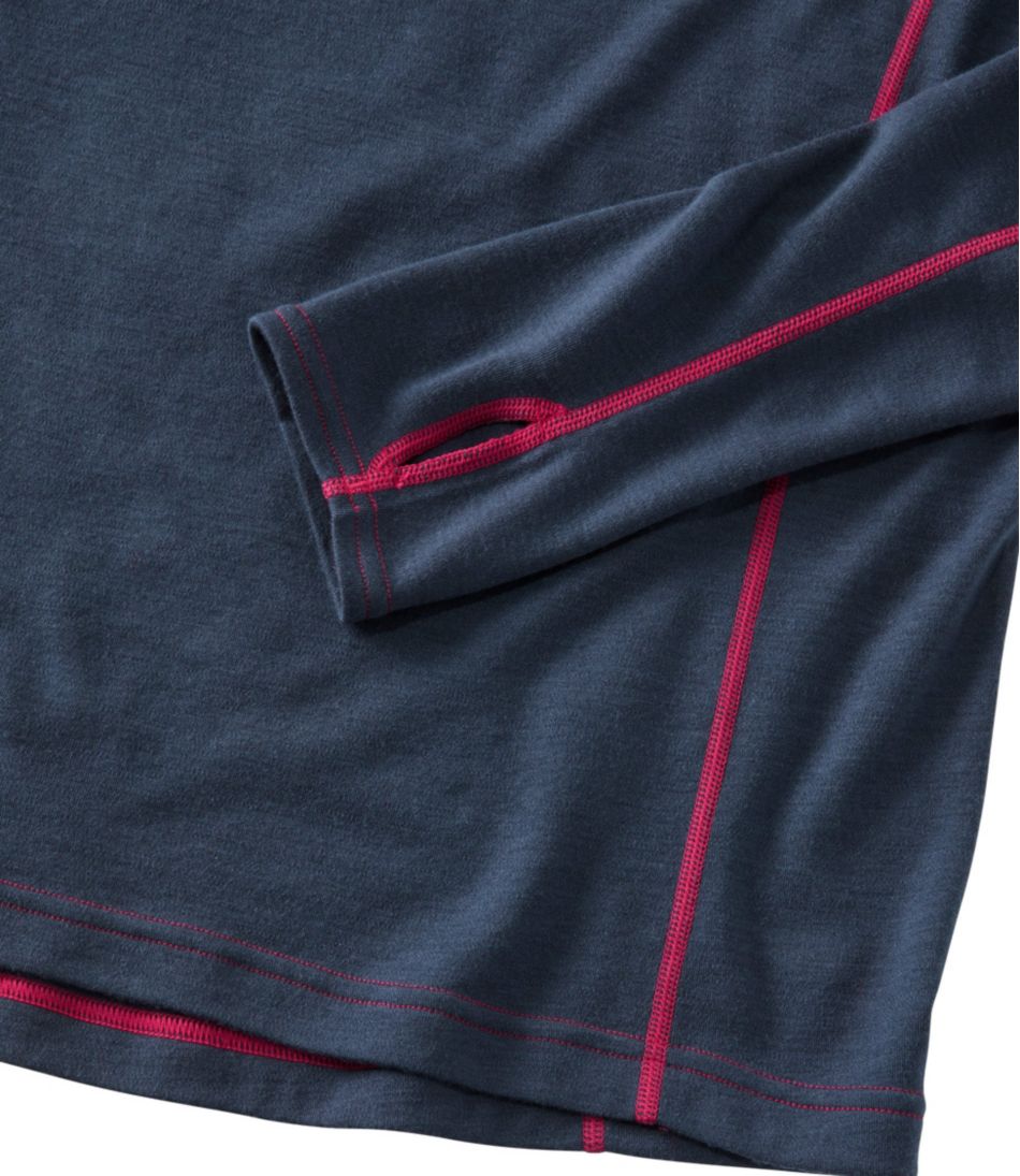 L.L.Bean Men's Cresta Wool Midweight 250 Crew Top CLOTHING