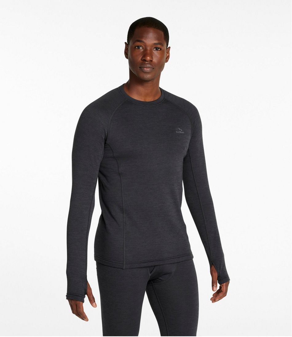 L.L.Bean Men's Midweight Base Layer Crew Top CLOTHING