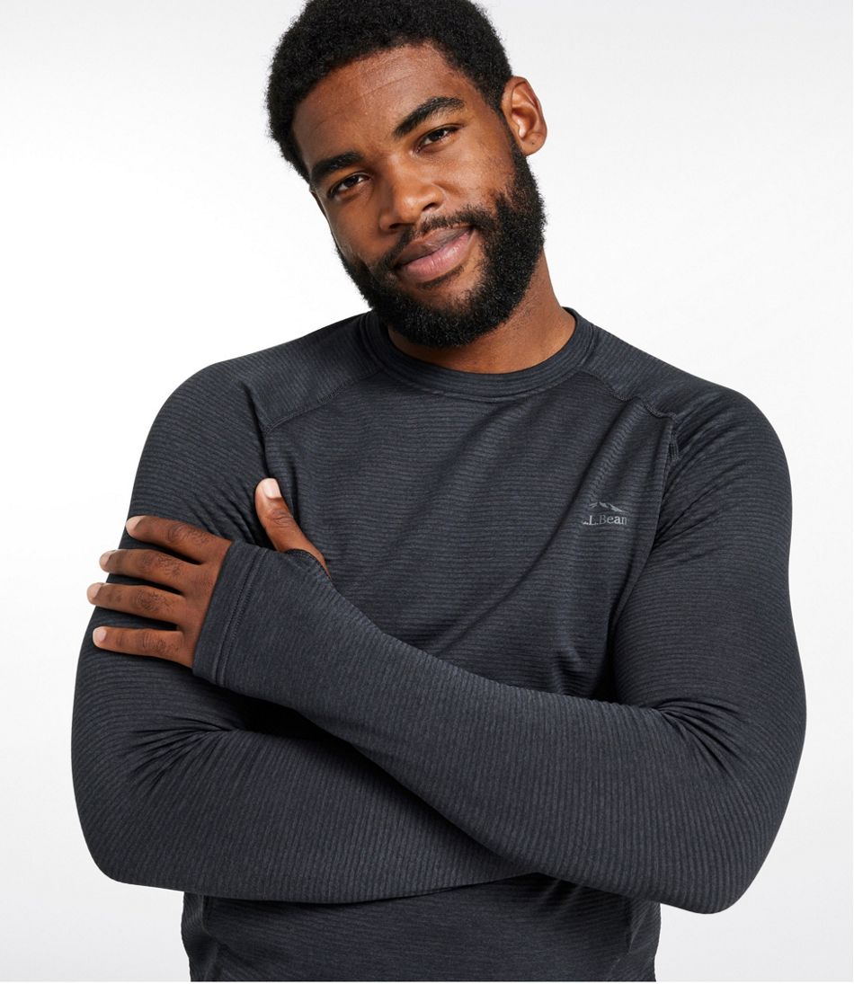 L.L.Bean Men's Midweight Base Layer Crew Top CLOTHING