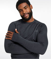 L.L.Bean Men's Midweight Base Layer Crew Top CLOTHING