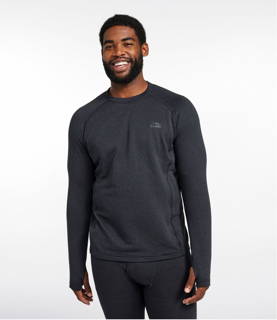 L.L.Bean Men's Midweight Base Layer Crew Top CLOTHING