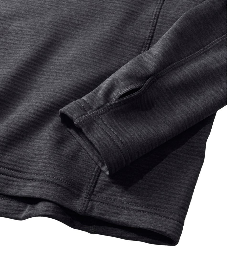 L.L.Bean Men's Midweight Base Layer Crew Top, 1/4 Zip CLOTHING