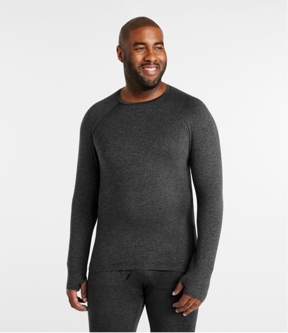 L.L.Bean Men's Simple Soft Base Layer, Crew CLOTHING
