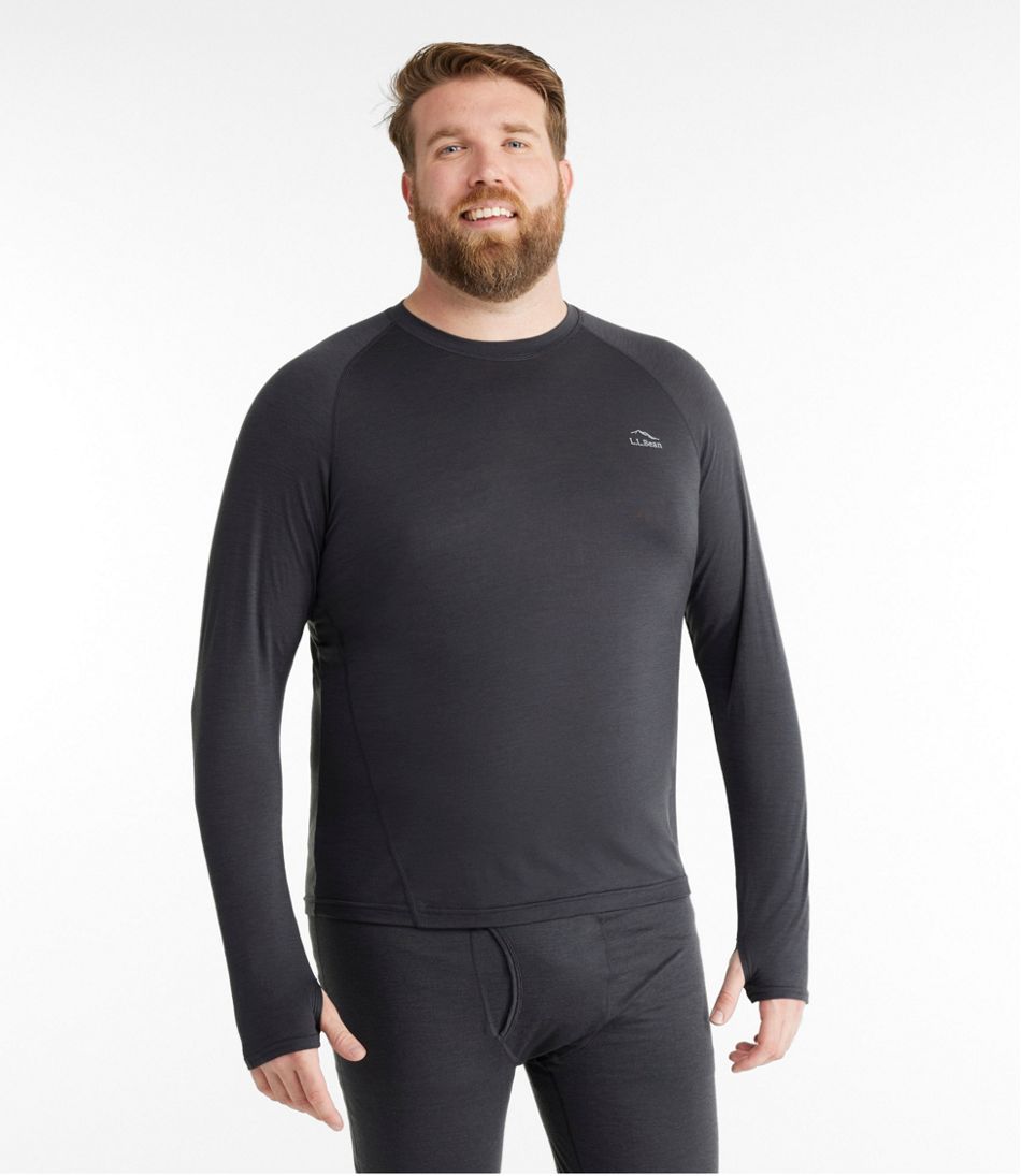 L.L.Bean Men's Cresta Ultralight 150 Crew Top CLOTHING