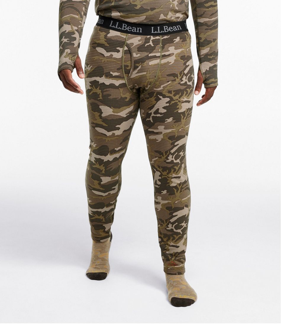 L.L.Bean Men's Heavyweight Base Layer Pant, Print CLOTHING