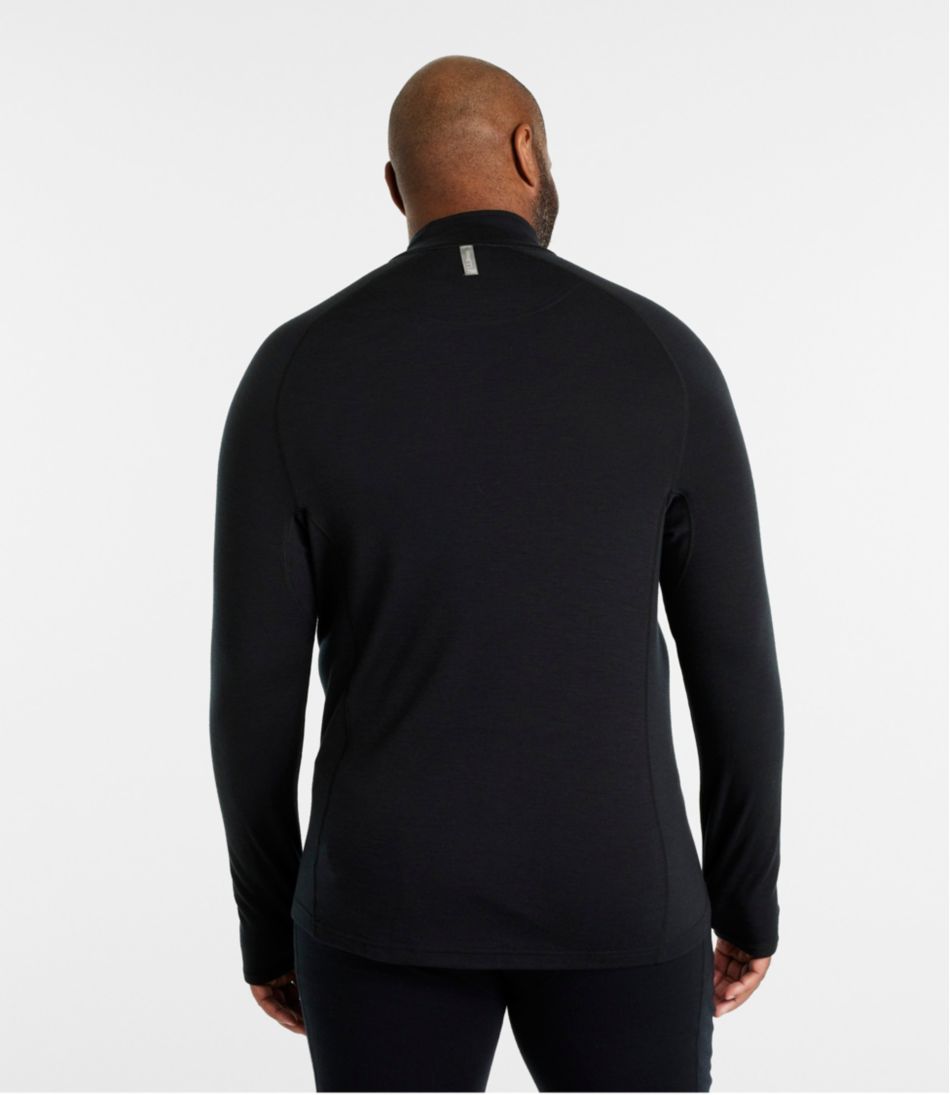 L.L.Bean Men's Cresta Midweight 250 Quarter-Zip Top CLOTHING