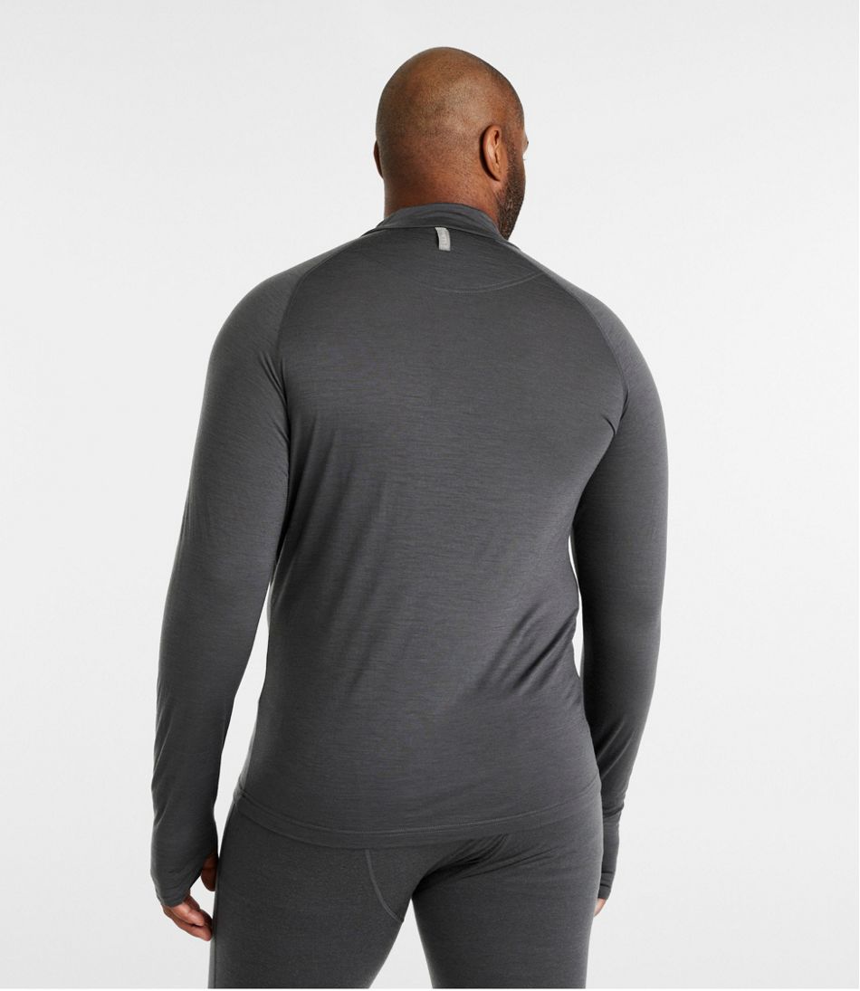 L.L.Bean Men's Cresta Wool Ultralight 150 Turtleneck CLOTHING