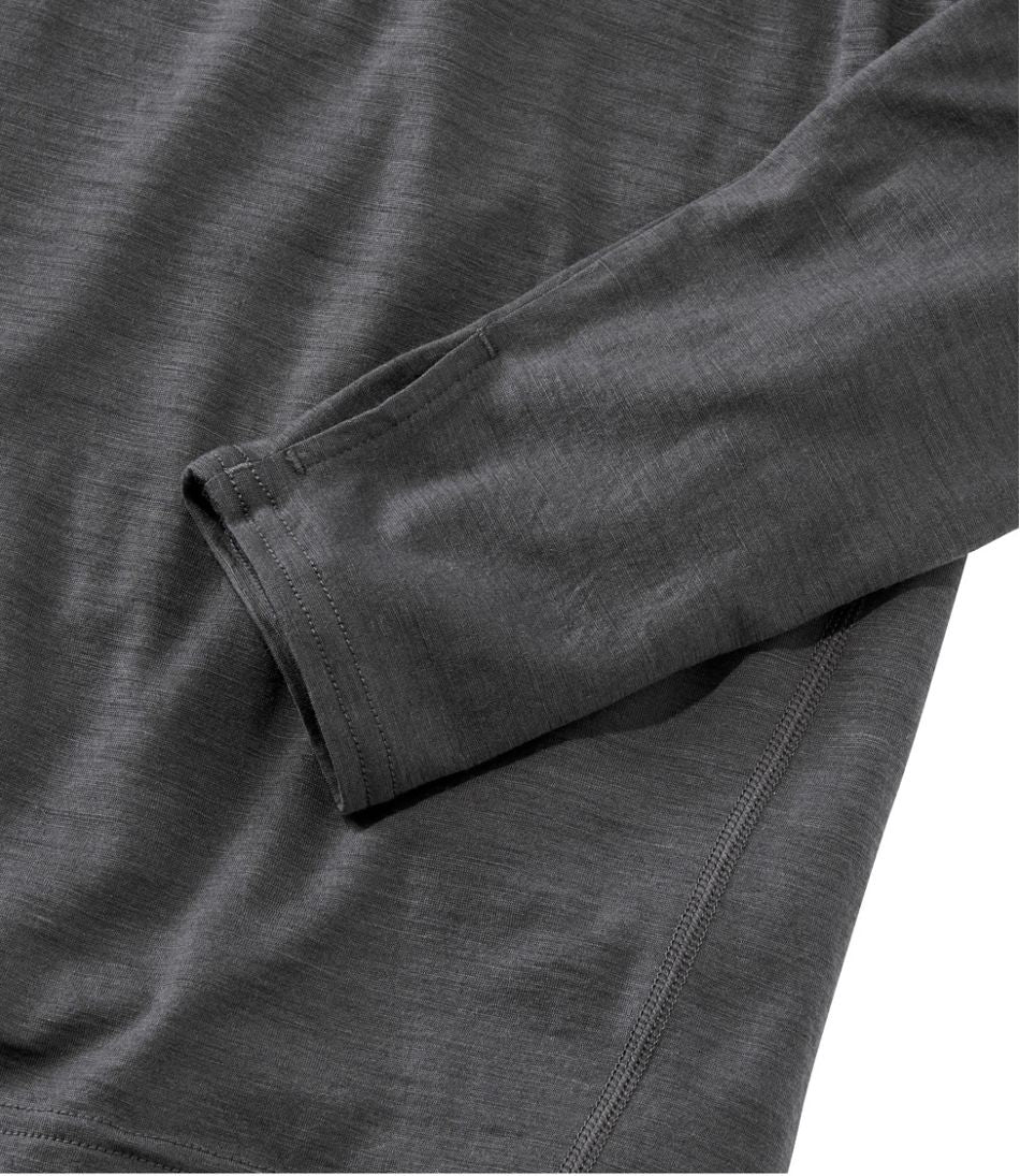 L.L.Bean Men's Cresta Wool Ultralight 150 Turtleneck CLOTHING