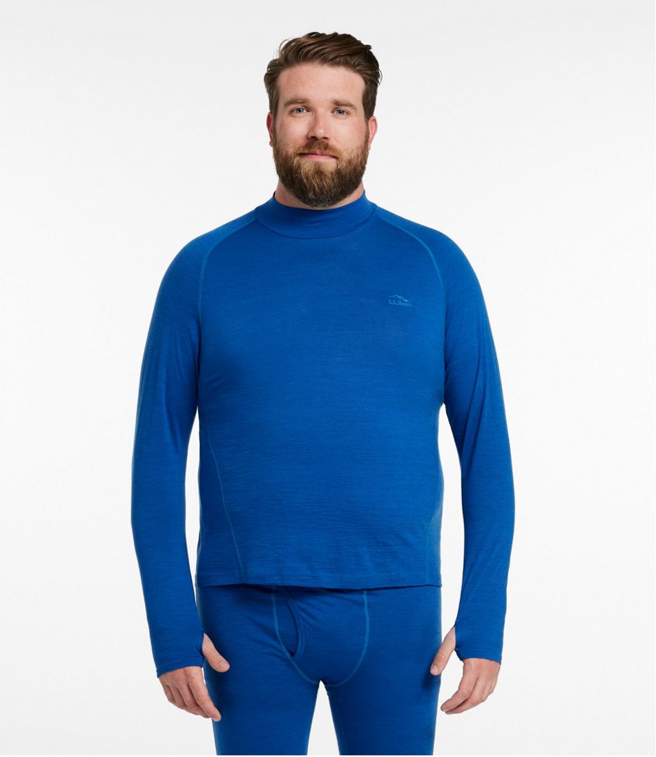L.L.Bean Men's Cresta Ultralight 150 Turtleneck, Stripe CLOTHING
