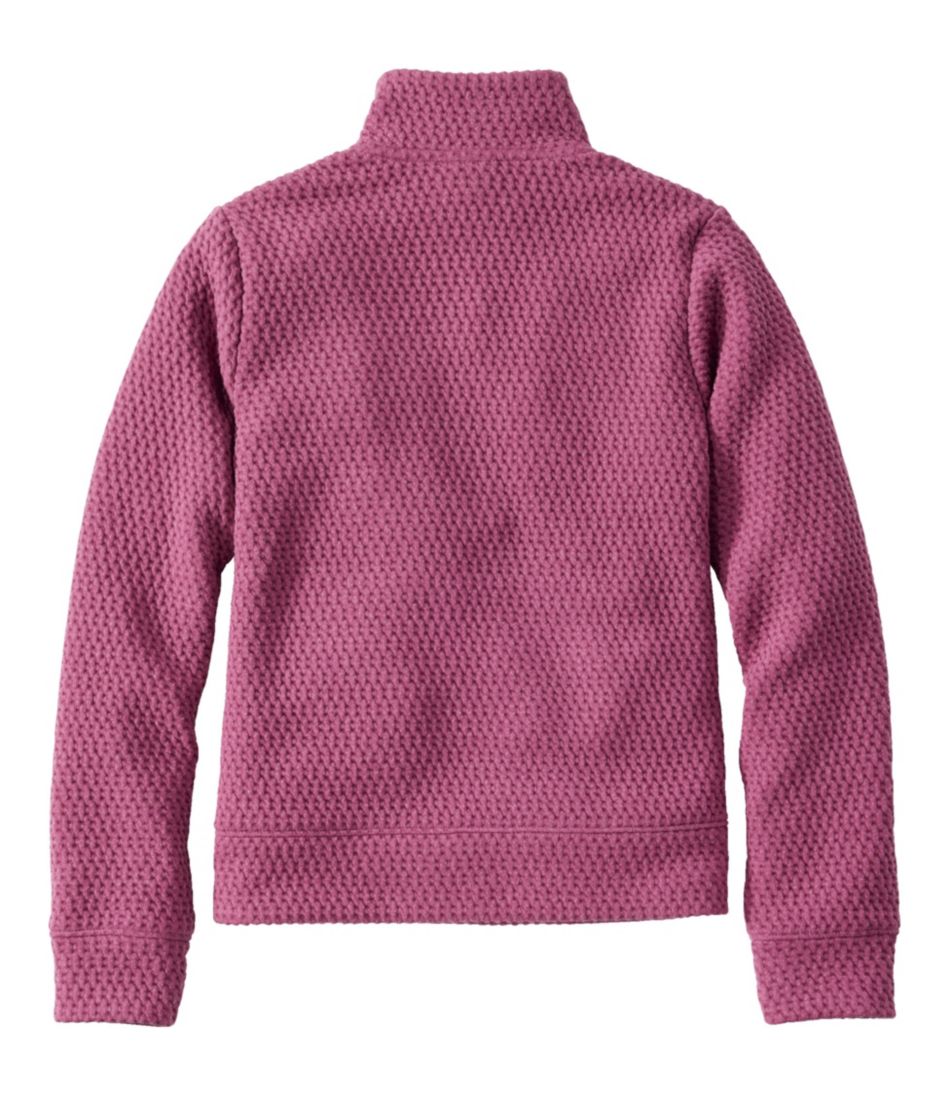 L.L.Bean Kids' Ridgeknit Pullover, Glow-in-the-Dark Quarter-Zip CLOTHING