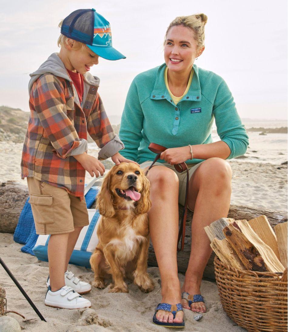 L.L.Bean Kids' Fleece-Lined Flannel Shirt, Hooded Plaid CLOTHING|SALE