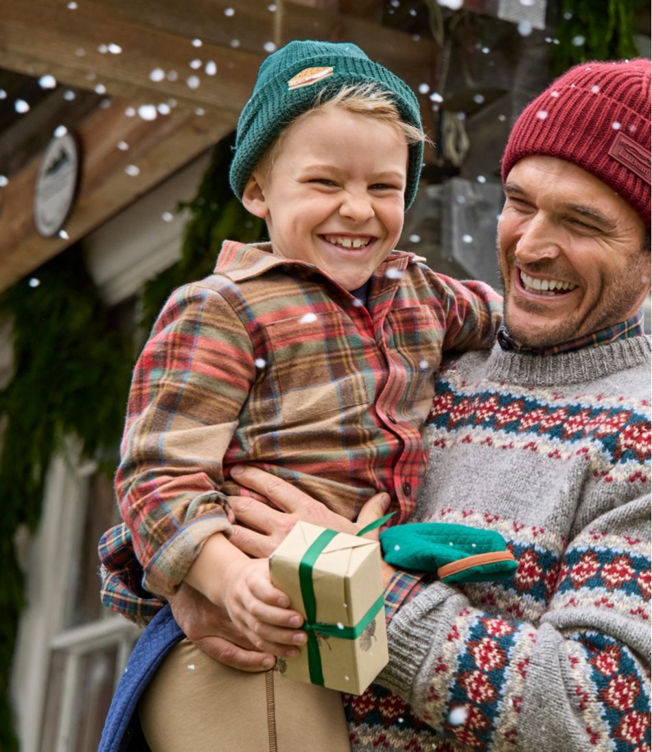 L.L.Bean Kids' Scotch Plaid Flannel Shirt CLOTHING